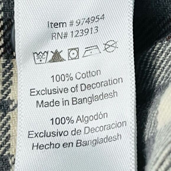 Jachs Shirt Sz XL Men’s Flannel Plaid Multicolor Button Up Pockets - Picture 10 of 10